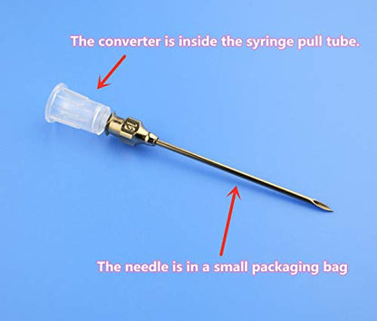 2Pcs-150ml syringe, 150cc syringe,Kitchen syringe glue syringe plastic syringe, large volume syringe with needle, dispensing syringes (150ml) - size: 150ml