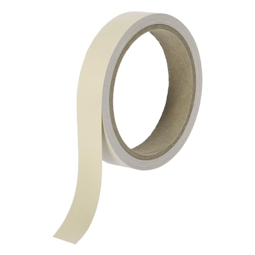 uxcell PVC Edge Banding Tape 3/4" Light Yellow Peel Stick Edging Trim - color: Light Yellow, size: 3/4"