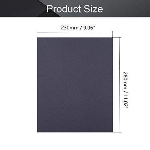 Utoolmart 320 Grits Sanding Sheets Wet Dry Silicon Carbide Sandpaper for Wood Furniture Metal Automotive Polishing 10pcs - color: 10pcs, size: 320 Grit
