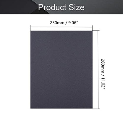 Utoolmart 320 Grits Sanding Sheets Wet Dry Silicon Carbide Sandpaper for Wood Furniture Metal Automotive Polishing 10pcs - color: 10pcs, size: 320 Grit