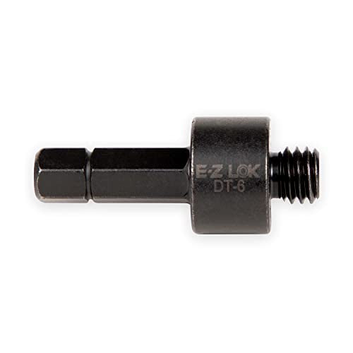 E-Z LOK 400-6 Threaded Inserts for Wood, Installation Kit, Brass, Includes 3/8-16 Knife Thread Inserts (5), Drill, Installation Tool - size: 3/8-16 (5 Count)
