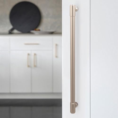 10 Pack 10 Inch(254mm) Kitchen Cabinet Handles Champagne Bronze Cabinet Pulls Alloy Drawer Pulls Solid Cabinet Hardware - color: Champagne Bronze, size: 10'' Hole Center(254mm)