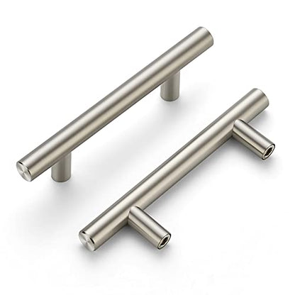 Ravinte Cabinet Handles,5" Length,3" Hole Center,Brushed Nickel,30 Pack - color: Satin Nickel