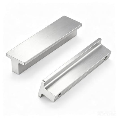 Goldenwarm 10 Pack 3" Brushed Nickel Cabinet Pulls Drawer Handles - color: Brushed Nickel, size: 3in Hole Centers