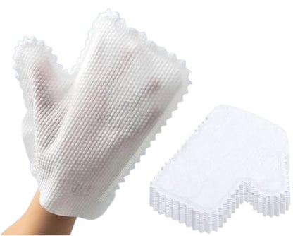 20 Pcs Home Dust Removal Gloves, Non Woven Gloves, Dry And Wet Dual-Purpose Cloth, Household Dishwashing And Dust Removal Cloth,Microfiber Fish Scale Cleaning Duster Glove, Disposable Cloth Gloves