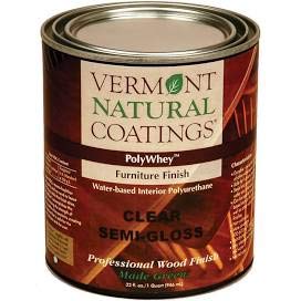 Vermont Natural Coatings PolyWhey Furniture Finish - Semi Gloss - Gallon - color: Semi-Gloss, size: Gallon