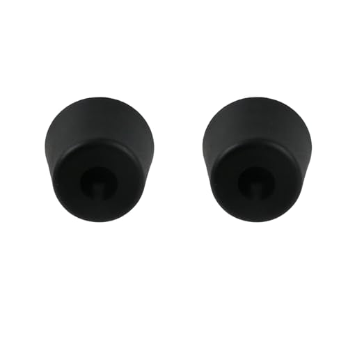 MY MIRONEY 8PCS Plastic Furniture Legs Hardware Screw-in Sofa Legs Couch Legs Replacement Black Round Chair Legs Riser Furniture Feet Protectors with Screws, 0.94" D x 0.79" H - size: 0.94" x 0.79"