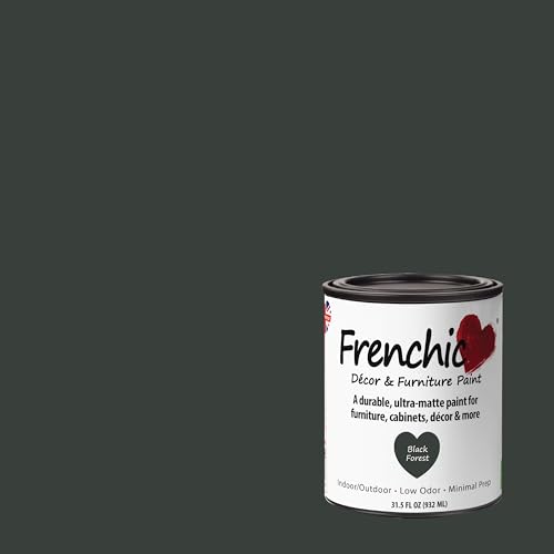 Frenchic Ultra Matte No-Prep Chalk Furniture Paint, Black Forest - color: Black Forest