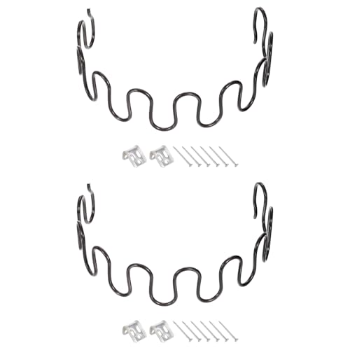 uxcell 2Sets Upholstery Spring Replacement Kits, 15.75" Sagging Cushions Repair Kit with Clips Nails for Furniture Sofa Recliner Chair