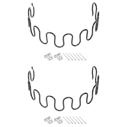 uxcell 2Sets Upholstery Spring Replacement Kits, 15.75" Sagging Cushions Repair Kit with Clips Nails for Furniture Sofa Recliner Chair