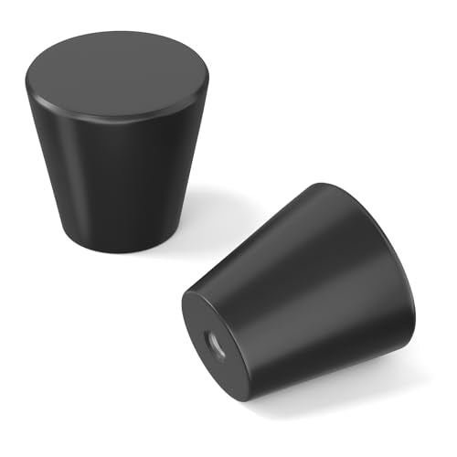 homdiy 15 Pack Black Drawer Knobs Black Knobs for Cabinets - color: Black
