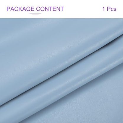 DMiotech 1 Pack 14 Inch x 53 Inch Faux Leather Sheet Furniture Cover Napa Skin Sky Blue PU Leather Roll for Handmade DIY Craft Projects - color: Sky Blue
