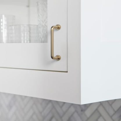 Goo-Ki 6 Pack 3" Center to Center Champagne Bronze Modern Cabinet Pulls Solid Contemporary Home Improvement Hardware Drawer Pulls Zinc Alloy Kitchen Handles - color: Champagne Bronze, size: 3'' Center to Center