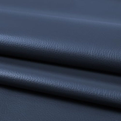 Faux Leather 0.7mm Upholstery Fabric by the Yard 15 Yard Navy Blue - color: Navy Blue, size: 15 Yard