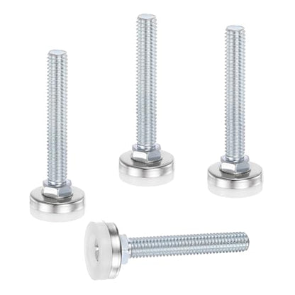 uxcell 4Pcs Furniture Leveling Feet, 3/8"-16x2 x1 Adjustable Metal - size: 3/8"-16 x 2" x 1"