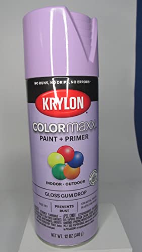 COLORmaxx Spray Paint + Primer, Gloss Gumdrop, 12-oz.