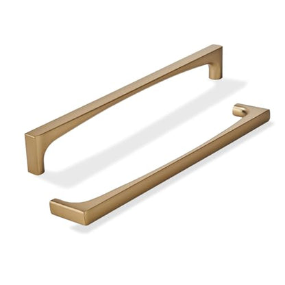 khtumeware 5 Pack Solid Handles 12-Inch(305mm) Champagne Bronze Cabinet Pulls,Heavy Duty for Kitchen Cabinets, Cupboards, Drawers and Bathroom Hardware - color: Champagne Bronze, size: 12"(305mm) Hole Center, style: 5-Pack