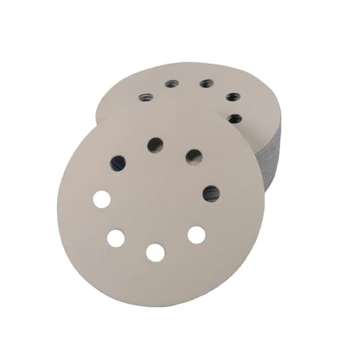 20 Pcs 5 Inch 8 Hole 7000 Grit Wet and Dry Sanding Discs, Round Hook and Loop Disc Sandpaper for Random Orbital Sanders - style: 7000 Grit