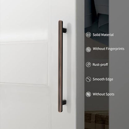10 Pack 3 Inch(76mm) Kitchen Cabinet Handles Oil Rubbed Bronze Cabinet Pulls Kitchen Cabinet Hardware Drawer Pulls for Cupboard Wardrobe - color: Oil Rubbed Bronze, size: 3"/76MM Hole Center