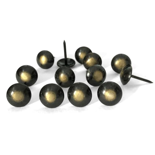 500PCS D11mmxL17mm Sofa Upholstery Tacks,Decorative Tacks Bronze - color: Bronze(cat Eyes)