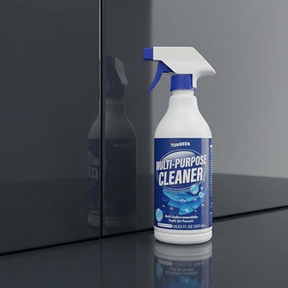Multi-Surface Cleaner Spray for Painted Doors & Cabinets, Hard Surface Cleaner for Laminated Wood, Refrigerator Doors, Metal & Plastic, Removes Grease, Fingerprints, Water Stains & Dust, 500ml