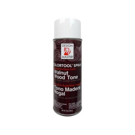 Glossy Stain Aerosol Spray 12oz-Walnut Wood Tone