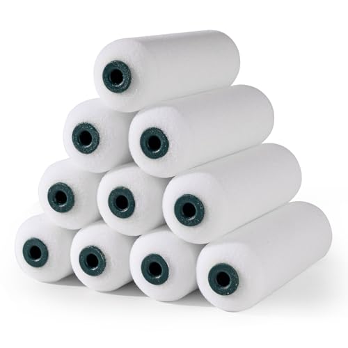 Foam Paint Roller Covers, Small Paint Roller 4 Inch, 10 Pack - size: 4 inch,10 pack