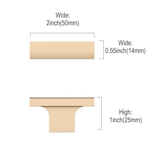 Brushed Satin Nickel Cabinet Knobs Round Drawer Pulls 12 Pack - color: Champagne Copper, size: 2 Inch Diameter