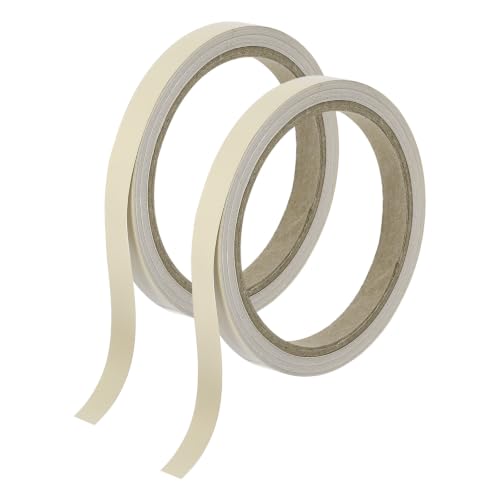 uxcell 2Pcs 3/8" x 33 ft PVC Edge Banding Tape, Light Yellow - color: Light Yellow, size: 3/8" x 33 ft
