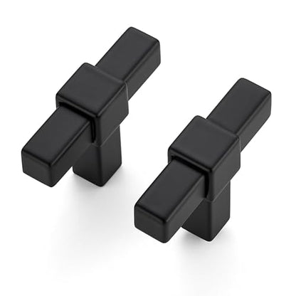 15 Pack Black Cabinet Handles, 2" Overall Length Cabinet Pulls - color: Black, size: Single Hole