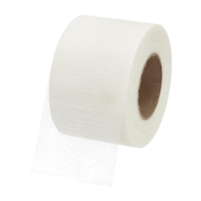 PATIKIL Drywall Repair Mesh Tape, 4 inch x 164 ft Fiberglass Repair Patch Self-Adhesive Dry Wall Joint Tape 12 Mesh Wall Hole Crack and Seam Patch, White - size: 4 inch x 164 Feet
