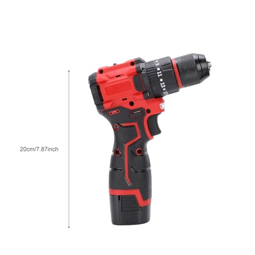 Cordless Drill and Impact Driver Set for Furniture Assembly(US Plug 110V)