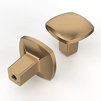 Asidrama 10 Pack Champagne Bronze Kitchen Cabinet Knobs - color: Champagne Bronze, size: Single Hole