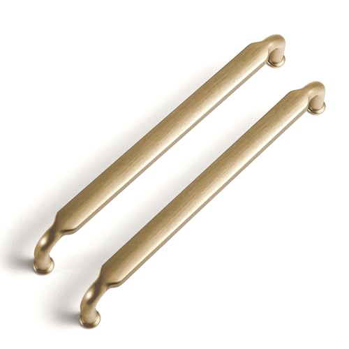 Goo-Ki 6 Pack 6-1/4 Inch （160mm） Hole Center Cabinet Pulls Champagne Bronze Zinc Alloy Kitchen Drawer Pulls Drawer Handles 6.7 Inch Length 2202-UBR-160 - color: Champagne Bronze, size: 6-1/4 Inch Hole Centers