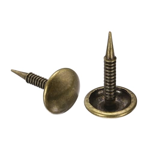 uxcell 100Pcs Upholstery Nails, 9x16.3mm Upholstery Tacks Furniture Tacks - color: Bronze, size: 9x16.3mm
