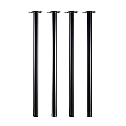 LCSDLHLSY 36 Incn Heavy Duty Table Legs,Metal Desk Lesg,Set of 4(Black). - size: 36 Inch