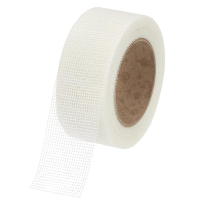 PATIKIL Drywall Repair Mesh Tape, 2 inch x 82 ft Fiberglass Repair Patch Self-Adhesive Dry Wall Joint Tape 12 Mesh Wall Hole Crack and Seam Patch, White - size: 2 inch x 82 Feet