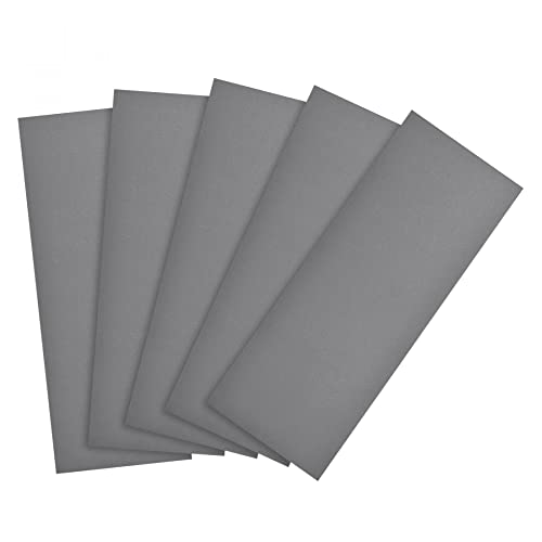 uxcell 2500 Grits Sanding Sheets 9-inch x 3.6-inch Wet Dry Silicon Carbide Sandpaper for Wood Furniture Metal Polishing 5pcs - style: 2500 Grit