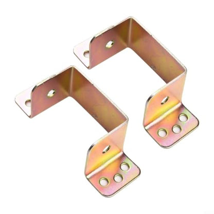 Bed Frame Center Support Brackets, Bed Frame Brackets Adapter U-Shape Bed Supporters Hardware For Headboard And Footboard(50mm) - size: 50mm