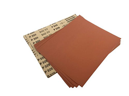 Starcke 25 Pack STARCKE 9'' x 11'' 400 grit Premium General Purpose Aluminum Oxide Sandpaper Sheets for Wood, Metal, Automotive and Paint - color: 400 Grit, size: 25 Pack