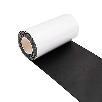 Leather Repair Patch Kit Black 4 x 60 inch Leather Repair Tape Self Adhesive Patch for Furniture, Couch, Sofa, Car Seats Computer Chair First Aid Vinyl Repair Kit - color: Black, size: 4*60 inch