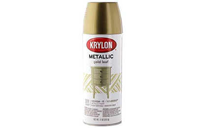 Krylon K02201007 brilliant Metallic Aerosol Paint, Golf Leaf, 11 ounce - color: Gold Leaf