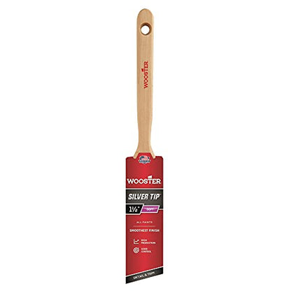 Wooster Brush 5221-1 1/2 Silver 5221-3 Tip Angle Sash Paintbrush, 1-1/2 Inch - size: 1-1/2 Inch