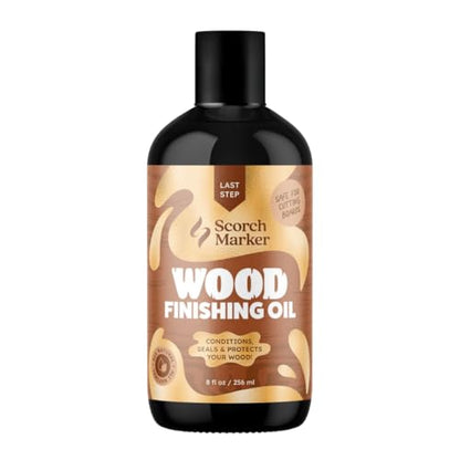 Scorch Marker Wood Finishing Oil, Food Safe Cutting Board Oil, 8 oz
