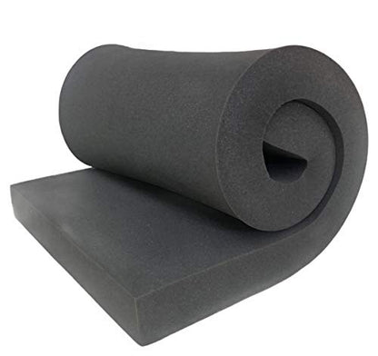 AK TRADING CO. 1" H X 30" W X 72" L CertiPUR-US® Certified Rubber Foam Sheet Cushion (Seat Replacement, Upholstery Sheets, Foam Padding, Acoustic Foams Sheet) - size: 1" H X 30" W X 72" L