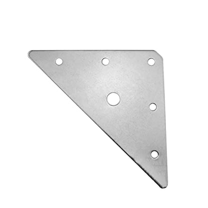 Mending Plates JCBIZ 4pcs Stainless Steel Triangular Flat Corner Braces Straight Brackets