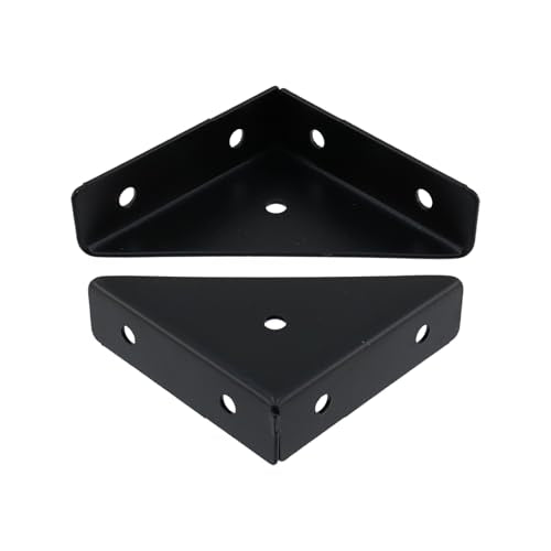 Dnyta 8 Pcs Heavy Duty Triangle Corner Braces Brackets Right Angle Brackets - style: 8pcs