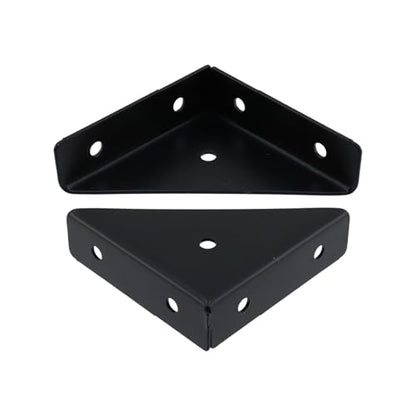 Dnyta 8 Pcs Heavy Duty Triangle Corner Braces Brackets Right Angle Brackets - style: 8pcs