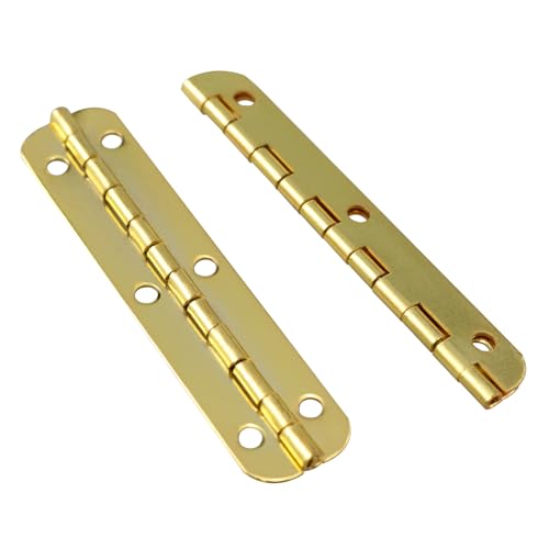 6 Pcs Small Piano Hinge, 2.56 in with Mounting Screws