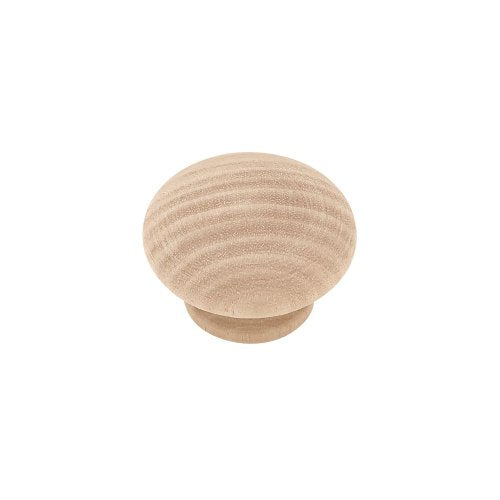 Liberty P10513C-BIR-C 1-1/2 Wood Round Cabinet Hardware Knob (Pack of 1) - size: 1-Pack